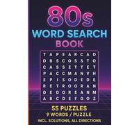 80s Word Search Puzzle Book: Challenge Your Memory with the Best of the 1980s / Start Your Nostalgic Timetravel