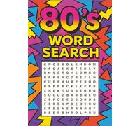 80's Word Search: Word Searches with Easy to Read Print About 80s TV, Music, Fads, and More | 6 X 9 inches | 110 pages | 50+ Puzzles … Gift for Vacations, Holidays, and Free Time