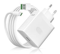 80W Caricatore USB con Cavo USB C 1M per OPPO Reno 13 pro 12 Find X8 A5 per SuperVooc Caricabatterie Rapido Tipo C per Realme 14 Pro P3 Ultra C75X 11 45W Warp Charge per OnePlus 13 Nord CE 4 3 12R Pad