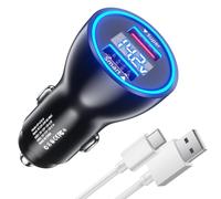 80W Caricatore USB da Auto per OPPO Reno 13 pro 12 Find X8 A5 Cavo USB C 1M 8A per SuperVooc Warp Caricabatterie Rapido Tipo C per Realme 14 Pro P3 Ultra C75X 11 45W per OnePlus 13 Nord CE 4 3 12R Pad