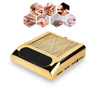 80W Collettore di polveri per unghie Adsorbimento sottovuoto Filtro antirumore a basso rumore Sacchetto per la polvere Ventola per manicure Aspirapolvere Aspiratore Aspiratore filtro della ventola