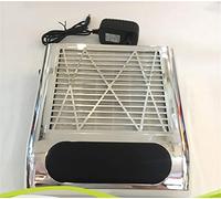 80W Elettrico Unghie Fan Aspirazione Polvere Collettore Manicure Aspirapolvere Pulizia Basso Rumoroso Asciugatrice Salone Arte Estrattore Attrezzatura Per Acrilico UV Gel Polacca Unghie,Silver