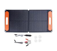 80W Facile Trasporto Pannello Solare Pieghevole Backpacking Carica Ad Alta Efficienza USB C Doppia Porta USB per Campeggio Doppia Porta Pannello Solare