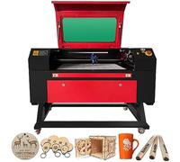 80W Macchina per incisione laser co2 incisore laser taglio laser engraver laser cutter 700 X 500mm USB RDWorks Software 220v Europlug incisore legno pelle plastica acrilico tessuti ecc(80W Con Staffa)