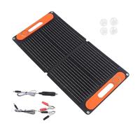 80W Portatile Esterno Impermeabile Pannello Solare Doppia Porta USB ETFE Pannello Solare Dispositivo di Ricarica Mobile Power Durevole Piastra Pieghevole Dispositivo di Ricarica Batteria