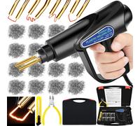 80W Saldatrice per Plastica,Kit Di Riparazione Paraurti Auto Con 800 Pezzi 6 Tip