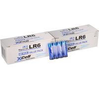 80x XCell 20x 4er Pellicola AA LR6 Mignon Batterie Alkaline Super 1.5 V