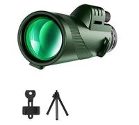 80x100 HD ZOOM Telescopio Monoculare Binocolo Portatile Long RangeCompatible Per Il Campeggio Con Treppiede Clip Del Telefono