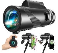 80x100 Monoculare-Telescopio Ad Alta Potenza per Smartphone Monocolo per Adulti Telescopio Monoculare Ad Alta Definizione per Osservare le Stelle Caccia Fauna Selvatica Bird Watching Viaggi Campeggio