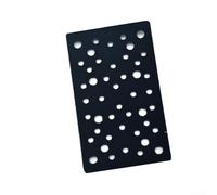 80x133mm Platorello di supporto abrasivo costruito con nylon resistente all'abrasione e spugna per Festool per RTS400 LS130 (46 fori)
