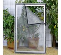 80x160cm Zanzariera per Finestra, Rete Raffinata, Alta Trasparenza, Schermo per Finestra Autoadesivo Lavabile con Kit di Installazione