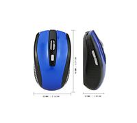 (80x40 cm-Blu) Mouse ottico wireless USB rosso 6D per mouse da gioco per computer portatile dal design