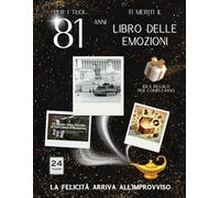 81 anni Libro delle emozioni 1944 Idea regalo compleanno: Un tuffo nei ricordi del passato come originale biglietto di auguri