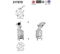 81 KW 110 CV CATALIZZATORE PER Opel Astra H Classic SW A04 1.7 CDTi