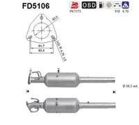 AS FD5106 Filtro antiparticolato (FAP)