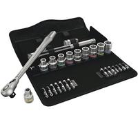 Wera Set di chiavi a bussola Zyklop Metal 8100 SC attacco quadro 1/2 pollice 28 pezzi