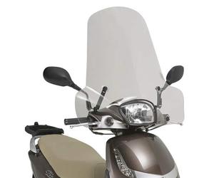 8100A COMPLETO DI ATTACCHI A8100A PARABREZZA PARAVENTO CUPOLINO GIVI COMPATIBILE CON PEUGEOT TWEET 125 2018