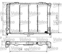 810994 RADIATORE ACQUA (RADIATOR) ALFA ROMEO 164 2.5 TURBO D VALEO