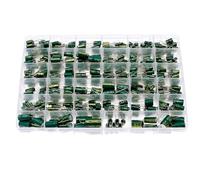 810Pcs 36kind Aluminum Electrolytic Capacitor set 10V-63V 1uF-1500uF Assorted Kit Storage Box High Frequency Low with box RRBXXUYN
