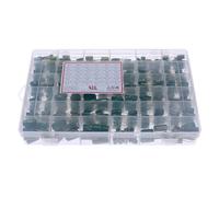 810Pcs 36Value Aluminum Electrolytic Capacitor set 10V-63V 1uF-1500uF Assorted Kit set Storage Box ICXLPMC
