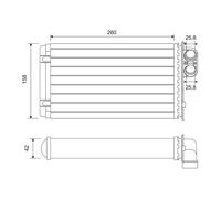 VALEO 812048 Scambiatore calore per riscaldamento abitacolo
