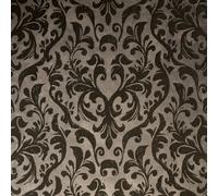 81253 Urban Classics Galerie Carta Da Parati Damask Flock Scuro Marrone