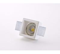 813 faretto Isyluce quadrato di gesso da incasso a soffitto a scomparsa gu10 220