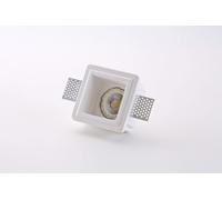 815 faretto Isyluce quadrato di gesso da incasso a soffitto scomparsa gu10 220v