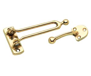 81547 Q.TA' 6 BL GANCIO P/PORTA ROMA 130X65 MM OTTONE LUCID