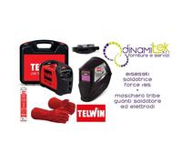 815859K1 FORCE 195 SALDATRICE CON KIT VALIGETTA GUANTI ELETTRODI MASCHERA TELWIN