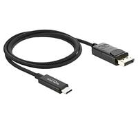 81701 cavo Displayport spina, USB spina C tessuto L: 1 m nero DELOCK