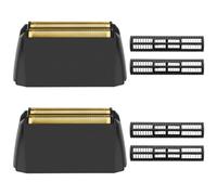 8173-700 Lamina di ricambio per rasoio compatibile con wahl 5 Star Series Vanish Shaver 8173-700, lamina di ricambio professionale e barra di taglio per rasatura super vicina, nera (confezione da 2)