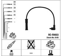 8185 NGK Kit cavi accensione per RENAULT