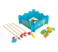 small foot 8196 Fishing game Ocean life made of wood, magnetic game with fishing