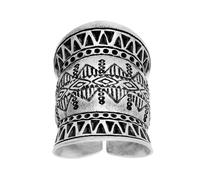 81stgeneration Anello Argento Tribal Karen Hill Armour Tribale Stampare