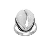 81stgeneration Anello in Argento Sterling .925 Conchiglia di Ciprea Boho Bali