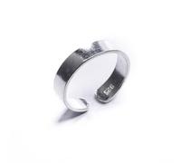 81stgeneration Anello per Dito del Piede Aperto in Argento Sterling per Donna | Semplici Anelli per le Dita dei Piedi in Argento 925 Lucidato | Anello Regolabile Midi