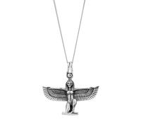 81stgeneration Argento Sterling .925 Collana Pendente Isis Alati Ali Dea Egizia