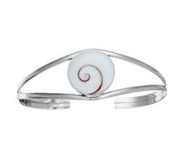 81stgeneration Bracciale Argento Sterling Bangle Regolabile con Occhio di Shiva