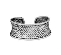 81stgeneration Bracciale in Puro Argento 999 Karen Hill Tribe Bangle Tribale
