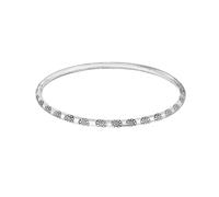 81stgeneration Braccialetto Impilabile Argento Fine Karen Hill Fiore Inciso