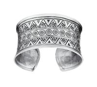 81stgeneration Braccialetto Regolabile Argento Fine Karen Hill Inciso Intricata