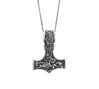 81stgeneration Collana Pendente Argento Sterling .925 Martello di Thor