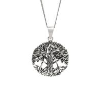 81stgeneration Collana Pendente Argento Sterling .925 Pentacolo Albero di Vita