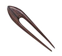 81stgeneration Donna Marrone Legno Naturale Forcina Stile Vintage Liscio