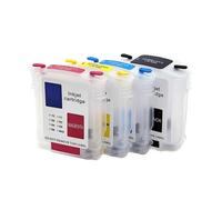 82 11 cartuccia di inchiostro set 4 colori ricaricabile con chip di ripristino automatico compatibile con la stampante DesignJet 111