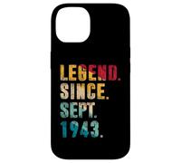 82 anni Regali leggenda dal settembre 1943 82° compleanno Custodia per iPhone 14