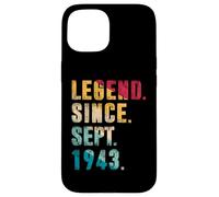 82 anni Regali leggenda dal settembre 1943 82° compleanno Custodia per iPhone 15