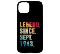 82 anni Regali leggenda dal settembre 1943 82° compleanno Custodia per iPhone 15 Plus