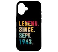 82 anni Regali leggenda dal settembre 1943 82° compleanno Custodia per iPhone 16